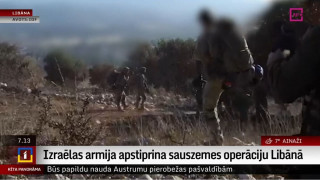 Izraēlas armija apstiprina sauszemes operāciju Libānā