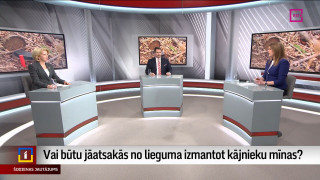 Šodienas jautājums: Vai Latvijai jāatsakās no lieguma izmantot kājnieku mīnas?