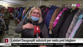 Labdari Daugavpilī sašutuši par naidu pret bēgļiem