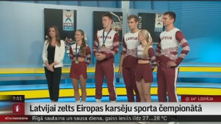 Latvijai zelts Eiropas karsēju sporta čempionātā