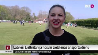 Latvieši Lielbritānijā nosvin Lieldienas ar sporta dienu