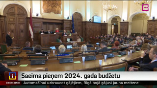Saeima pieņem 2024. gada budžetu