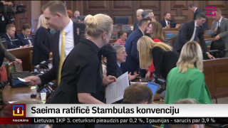 Saeima ratificē Stambulas konvenciju