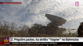 Ukrainas amatpersonas: Prigožins blefo par "Vagner" kaujinieku atvilkšanu no Bahmutas