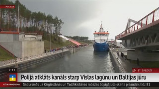 Polijā atklāts kanāls starp Vislas lagūnu un Baltijas jūru