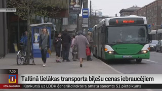 Tallinā lielākas transporta biļešu cenas iebraucējiem