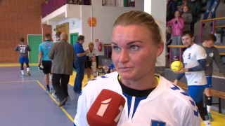 Latvijas sieviešu handbola čempionāts. "Stopiņu NHK" - "Latgols". Elita Ekkerte