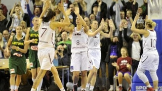 Latvia - Lithuania (65 -62) Eurobasket Womens 2017 qualifiers slomo