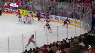 Pasaules hokeja čempionāta spēles Kanāda - Čehija 1. trešdaļas epizodes