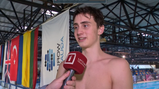 Noslēdzies 99. Latvijas čempionāts peldēšanā. Nikolass Deičmanis