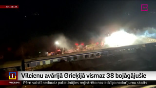 Vilcienu avārijā Grieķijā vismaz 36 bojāgājušie