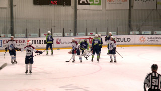 Latvijas hokeja Virslīgas spēlē HK "Zemgale/LBTU" svin pārliecinošu uzvaru pār HK "Mogo/LSPA"