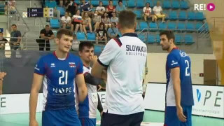 Slovākija - Latvija. 1.sets. 19 : 21. Video atkārtojums