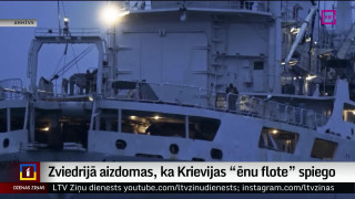 Zviedrijā aizdomas, ka Krievijas "ēnu flote" spiego