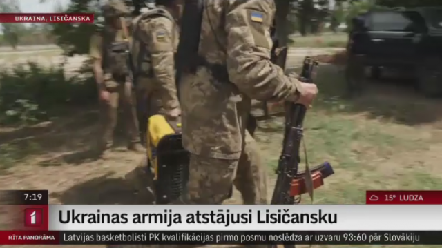 Ukrainas armija atstājusi Lisičansku