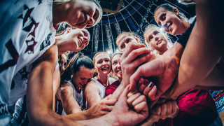 Pārbaudes spēle basketbolā sievietēm. Latvija - Turcija. "Rozā lentītes" spēle