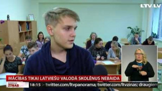 Mācības tikai latviešu valodā skolēnus nebaida