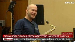 Pirmo reizi Eiropas džeza orķestris koncertē Latvijā