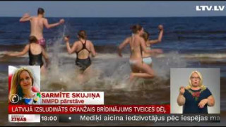 Latvijā izsludināts oranžais brīdinājums tveices dēļ