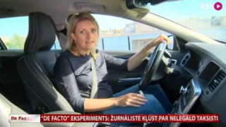 "de facto" eksperiments: žurnāliste kļūst par nelegālo taksisti