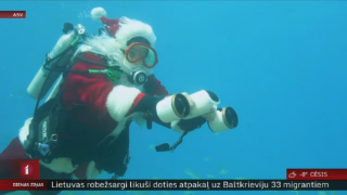 Santa Klauss dodas arī pie ASV zemūdens iemītniekiem