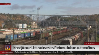 Krievijā caur Lietuvu ievestas Rietumu luksus automašīnas