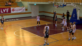 Latvijas sieviešu basketbola čempionāta pusfināla sēriju spēle "TTT Rīga" – SBK "Liepāja"/LSSS