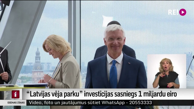 “Latvijas vēja parku” investīcijas sasniegs 1 miljardu eiro