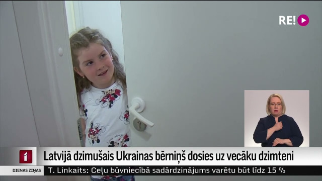 Latvijā dzimušais Ukrainas bērniņš dosies uz vecāku dzimteni