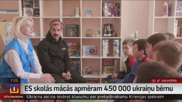 ES skolās mācās apmēram 450 000 ukraiņu bērnu