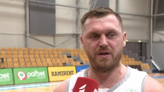 Latvijas - Igaunijas basketbola līga. "VEF Rīga" - BK "Ogre". Rinalds Sirsniņš