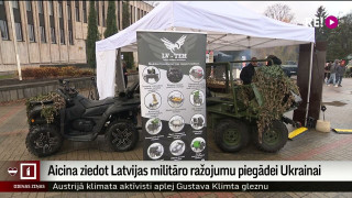 Aicina ziedot Latvijas militāro ražojumu piegādei Ukrainai