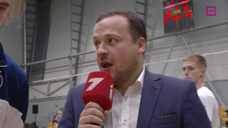 Latvijas Kausa fināls volejbolā vīriešiem. Intervija ar Jāni Vanagu