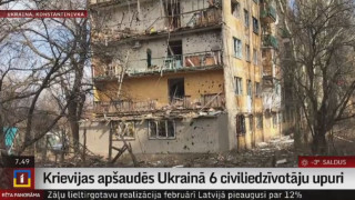 Krievijas apšaudēs Ukrainā 6 civiliedzīvotāju upuri