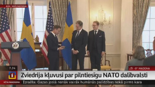 Zviedrija kļuvusi par pilntiesīgu NATO dalībvalsti