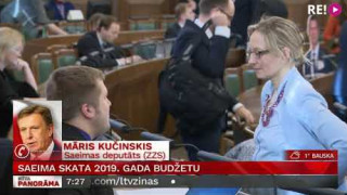 Telefonsaruna ar Māri Kučinski par 2019. gada budžetu