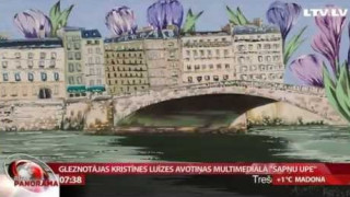 Gleznotājas Kristīnes Luīzes Avotiņas multimediālā "Sapņu upe"
