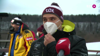 Pasaules kausa posms bobslejā Siguldā. Oskars Ķibermanis par 2.braucienu