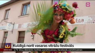 Kuldīgā norit vasaras vitrāžu festivāls