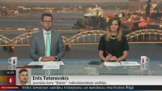 Telefonitervija ae jauniešu kora "Balsis" māksliniecisko vadītāju Intu Teterovski