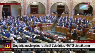 Ungārija nesteigsies ratificēt Zviedrijas NATO pieteikumu