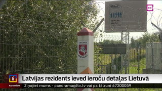 Latvijas rezidents ieved ieroču detaļas Lietuvā