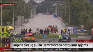 Turpina pieaugt plūdu postījumu apjoms Centrāleiropā