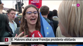 E. Makrons atkal uzvar Francijas prezidenta vēlēšanās