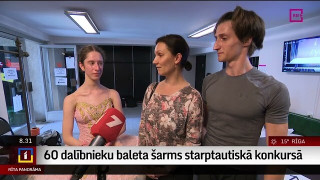 60 dalībnieki piedalās Baltijas baleta konkursā
