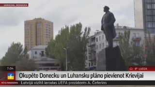 Okupēto Donecku un Luhansku plāno pievienot Krievijai