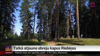 Talkā atjauno ebreju kapus Riebiņos