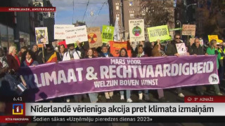 Nīderlandē vērienīga akcija pret klimata izmaiņām