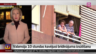 Valensija 10 stundas kavējusi brīdinājuma izsūtīšanu