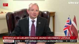 Intervija ar Lielbritānijas jauno vēstnieku Latvijā